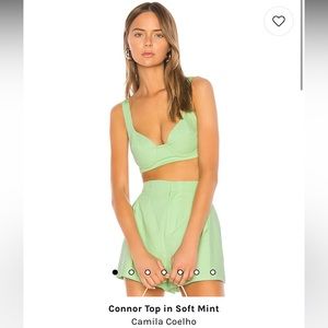 Camila Coelho mint top